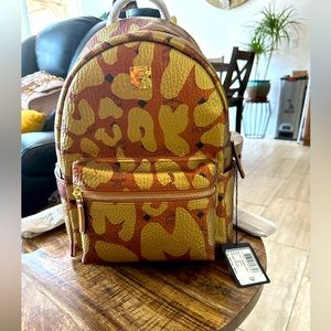 🚨SOLD!!!🚨NWT MSRP$850 MCM Cognac Backpack